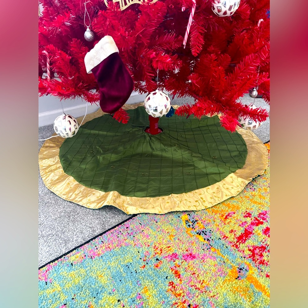 46” Colorblock Tree Skirt